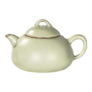 汝窑石瓢壶景德镇泡茶茶壶单壶陶瓷仿古手工青瓷开片可养礼盒装