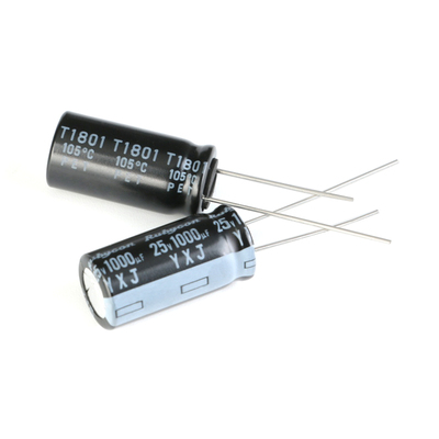 原装正品直插电解电容25V1000uF