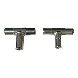 适用别克新老GL8陆尊新商务胖头鱼不锈钢暖风水管三通接头改进型