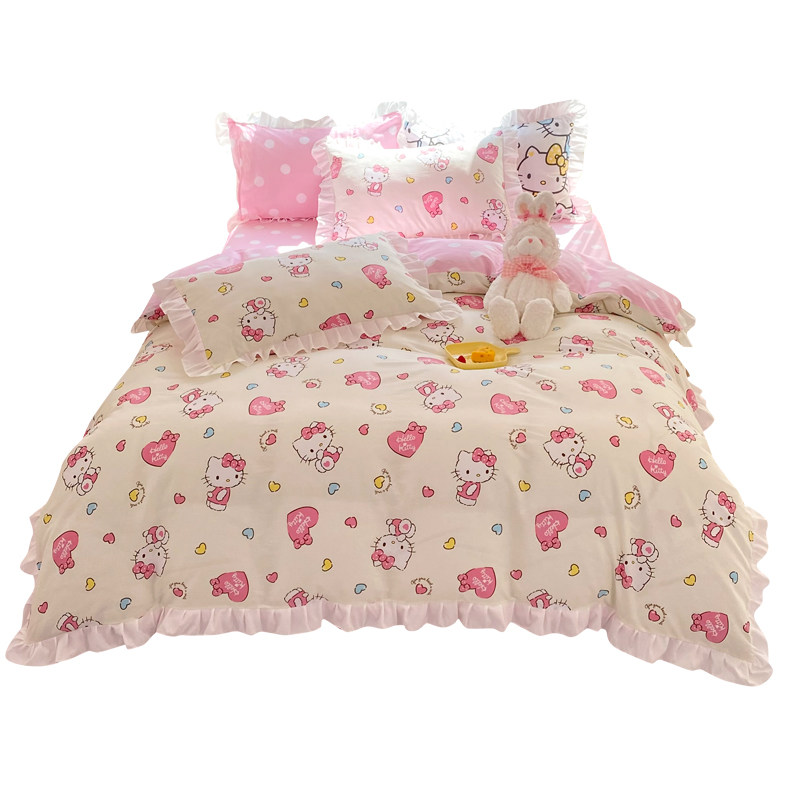 hellokitty儿童被套全棉纯棉被罩