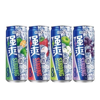 锐澳RIO强爽8度鸡尾酒4罐