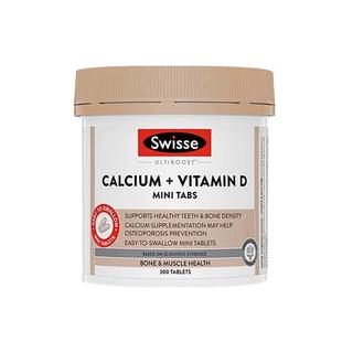 中老年mini钙片Swisse维生素VD钙儿童成人孕妇300柠檬酸钙青少年