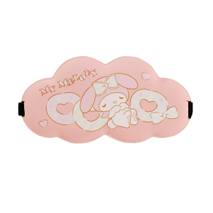 儿童库洛米眼罩男女童遮盖睡觉小孩遮光真丝三丽鸥美乐蒂睡眠专用