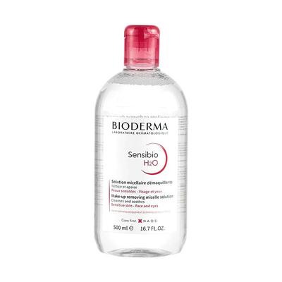 【百补】Bioderma贝德玛卸妆水粉水深层清洁500ml温和卸妆液