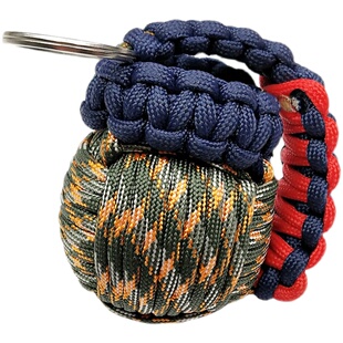 伞绳手雷 DIY编织材料包 可编2个成品  山姐儿手工 伞绳背包挂件