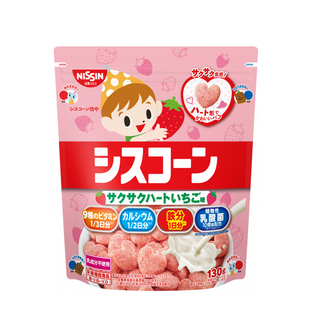 日本进口日清Nissin玉米脆片草莓枫糖巧克力味早餐酸奶牛奶冲泡