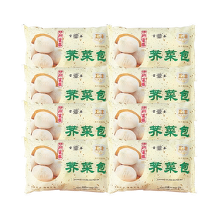 扬州富春包子荠菜包4袋6袋款速食面点早餐面食蒸包蔬菜包套餐
