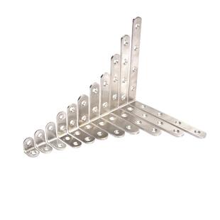 不锈钢角码三角直片固定器角铁支架加固家具衣柜固定件金属支撑架