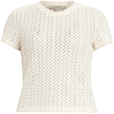 ALLSAINTS女士镂空短袖T恤