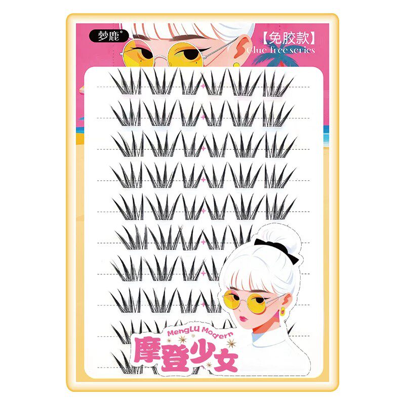 梦鹿天使蕾蕾自然款韩系女团睫毛