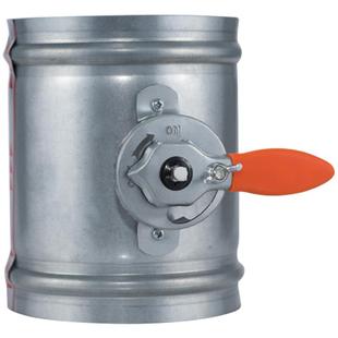 北雨镀锌板圆形手动风阀白铁皮风量调节阀蝶阀新风通风管密闭阀门