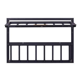 多功能防护栏阳台折叠晾衣架窗户室内儿童安全家用落地防盗窗栏杆