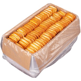 老式怀旧夹心饼干整箱散装批四川8090后童年回忆零食草莓香蕉味