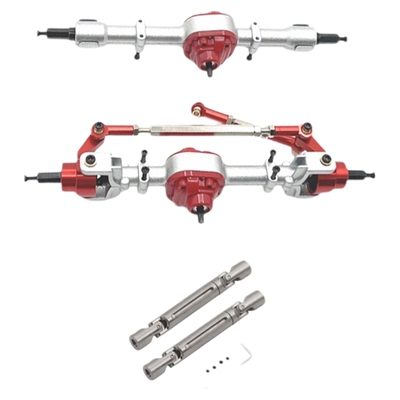 莽牛MN82金属前后桥壳总成LC79金属传动轴车桥齿轮壳改装升级配件