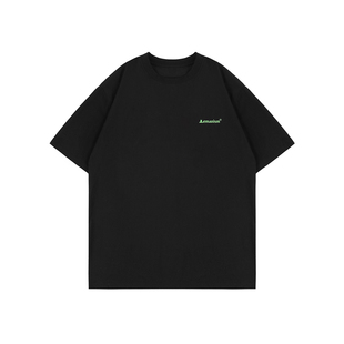 lemanism美式潮流260G重磅短袖T恤男2026夏季情侣款半袖体恤衫女