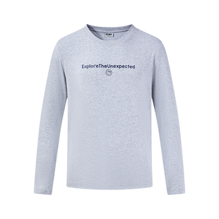 PONY1972男士长袖T恤秋季新款户外运动印花卫衣亲肤上衣253M2BT05