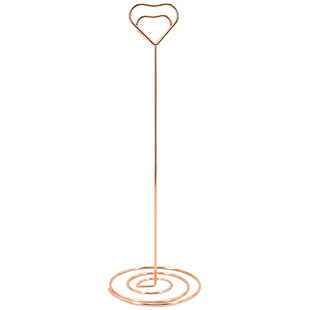 便签夹摆件便条夹桌面ins可爱照片夹立式金属标签夹留言夹席位夹