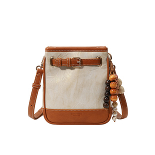 南风Chio2nd 燕麦信使单肩包高级小众不撞款包包女款拼色斜挎小包