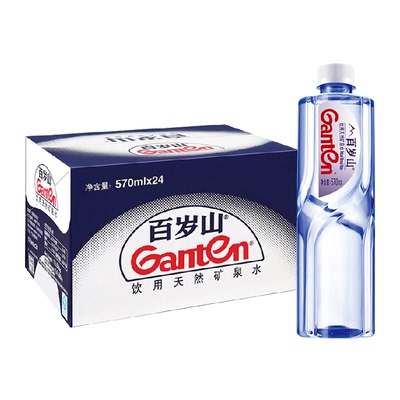 百岁山570ml*24瓶天然矿泉水
