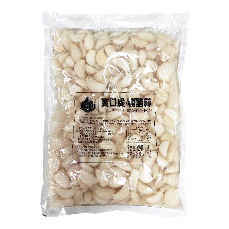 糖蒜瓣糖醋蒜白汤糖蒜瓣旗舰店大蒜头糖醋蒜古法秘制1500克大包装