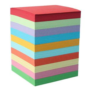 折纸手工儿童彩纸小学生手工纸正方形15*15厘米a4厚卡纸彩色硬卡纸幼儿园剪纸彩色卡纸千纸鹤折纸专用纸