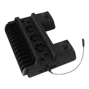 DOBE正品PS4SLIM主机PRO支架散热风扇底座p5收纳碟手柄充电双座充