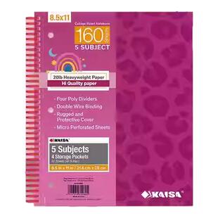 凯萨KAISA凯撒美式高颜值线圈笔记本a4高中生专用英语单词横线本