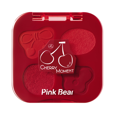 pinkbear皮可熊四色眼影盘