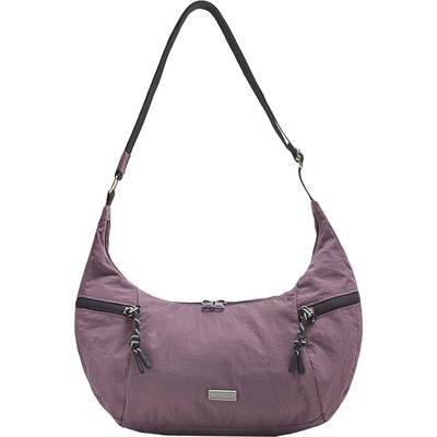 天美意2025秋新款商场同款工装百搭饺子包休闲女斜跨包X3136CX5