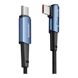 toocki图奇双头type-c数据线pd100w快充适用苹果iPhone15max华为pura70小米ipadpro平板电脑tpye弯头充电器线