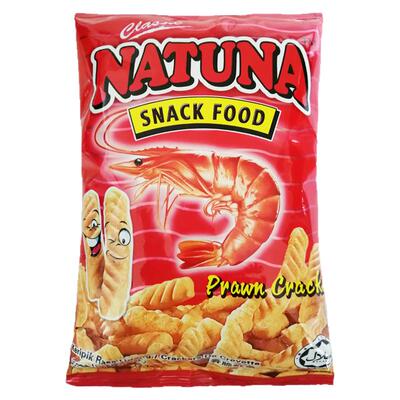 NATUNA Malaysia Imported Crispy Shrimp Crackers 60g Snacks