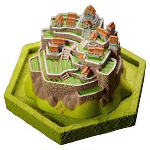 马丘比丘的石膏香薰摆件