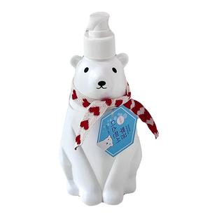 韩式北极熊分装瓶可爱乳液器沐浴露洗发水分装瓶子真空瓶子洗手液