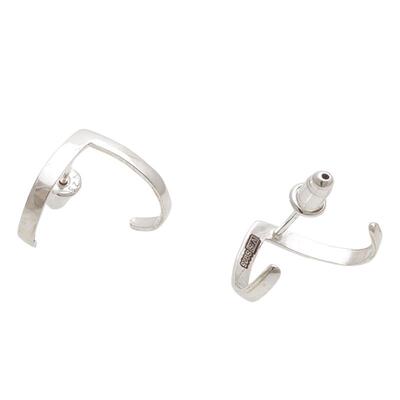 VIXTORM纯银原创包裹式耳环耳钉