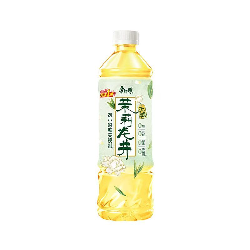康师傅无蔗糖茉莉花茶龙井500ml