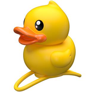 乐的小黄鸭Bduck车铃铛自行平衡滑板电动摩托车装饰品摆件发声光