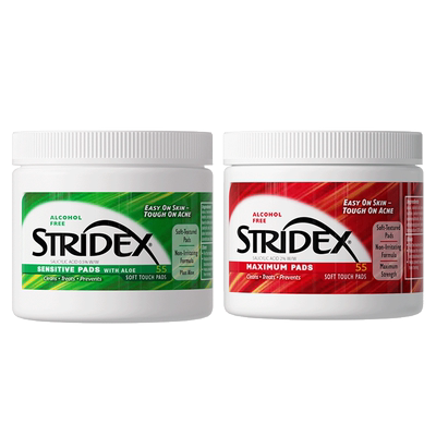 stridex棉片收缩毛孔去闭口痘痘