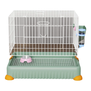 洁西兔笼子成兔幼兔专用笼子荷兰猪豚鼠用品大空间防喷尿家用豪华
