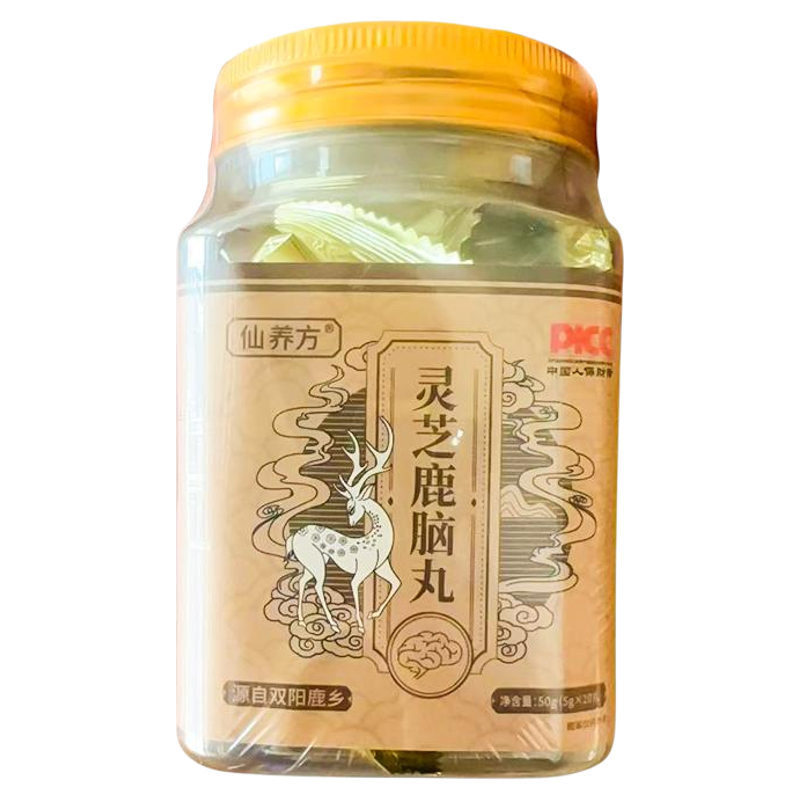 仙养方灵芝鹿脑丸东北特产蜜丸