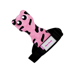 nine study萌猫牛皮硬拉助力带女士护掌健身手套女生运动阻力腕带