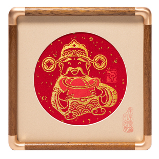 南京云锦研究所博物馆财神摆件招财旺宅桌面非遗工艺品礼盒礼品