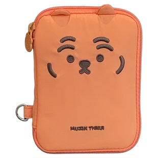 日系passport卡通tiger尼龙刺绣可爱零钱卡包 户口本证件包护照夹