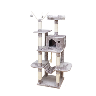 【柿子菌】凯瑞猫爬架出口品质铁管剑麻实木猫窝猫树猫台稳固不倒