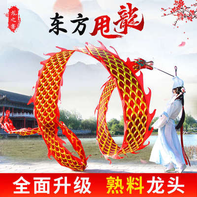 龙之音舞龙彩带健身龙新款彩带广场舞甩龙彩带龙 健身儿童龙器材