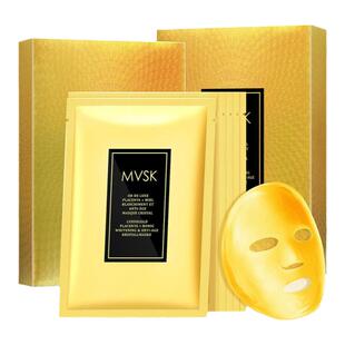 MVSK 奢稀金羊胎蜂蜜亮白抗初老水凝面膜43gx5片提拉紧致收缩毛孔