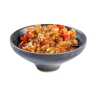 纯素酸剁辣椒酱食品罐装家用净食品下饭菜拌面佛家寺院供美味即食