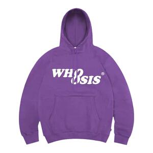 WHOOSIS 官方旗舰店幻影logo帽衫秋冬季纯棉百搭男女情侣国潮卫衣