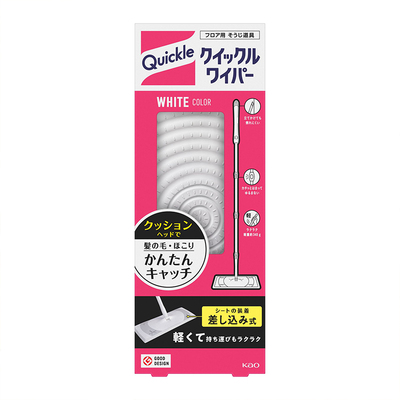 花王静电除尘吸附毛发拖把日本