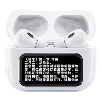 风羡蓝牙耳机入耳式带屏幕看小说