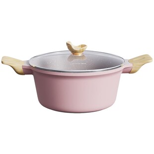 懒米抱抱煲汤锅麦饭石不粘双耳砂锅炖锅熬粥煮面电磁炉燃气炉通用